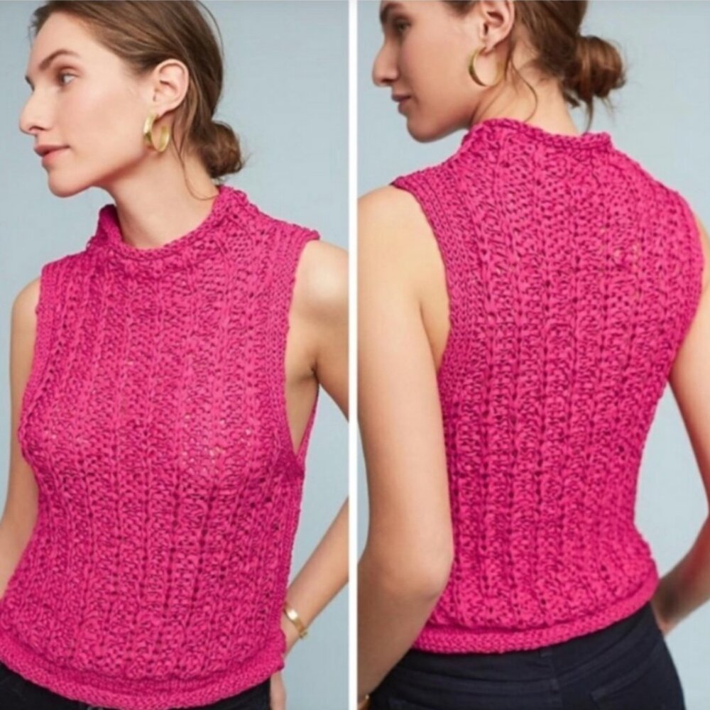 Anthropologie Moth Knit Sweater Tank
